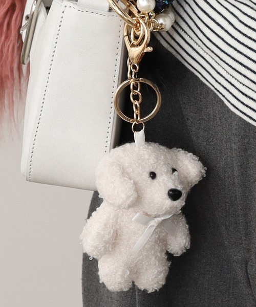 ROOP TOKYO キーホルダー モコモコトイプードル風 トイキーホルダー