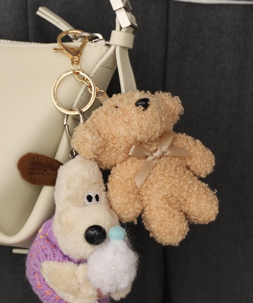 ROOP TOKYO キーホルダー モコモコトイプードル風 トイキーホルダー