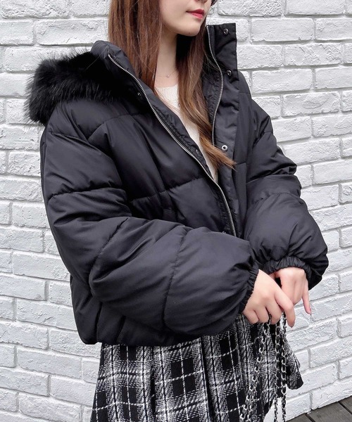 INGNI（イング） ダウンコート ダウンジャケット ファー付フード