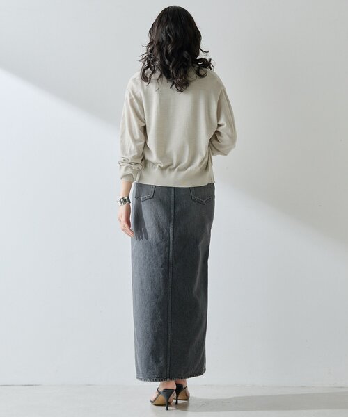 Whim Gazette（ウィム ガゼット） デニムスカート デニムスリット