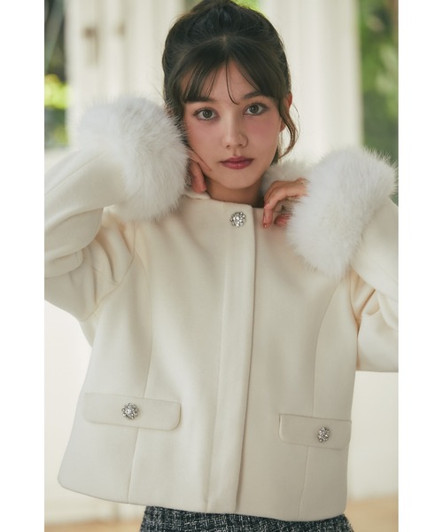 UNITED ARROWS（ユナイテッドアローズ） ダッフルコート 38 ホワイト