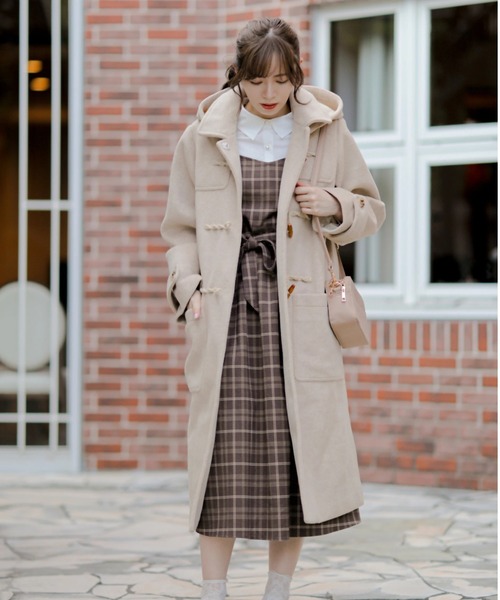 Areeam（アリーム） ダッフルコート FREE ライトベージュ レディース