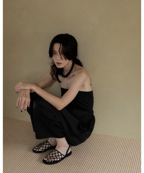 anuke（アンヌーク） サロペット オーバーオール Wide Bare