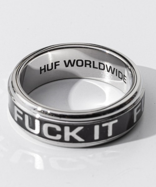 HUF（ハフ） 指輪 リング HUF MONO RING モノ メッセージ リング