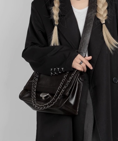 FreeZone ショルダーバッグ チェーンショルダーバッグ メンズ