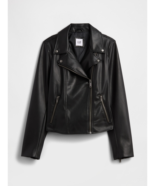GAP（ギャップ） レザージャケット ライダース ヴィーガンレザー