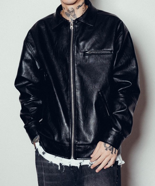 Subciety（サブサエティ） 革ジャン ライダース Single riders jacket