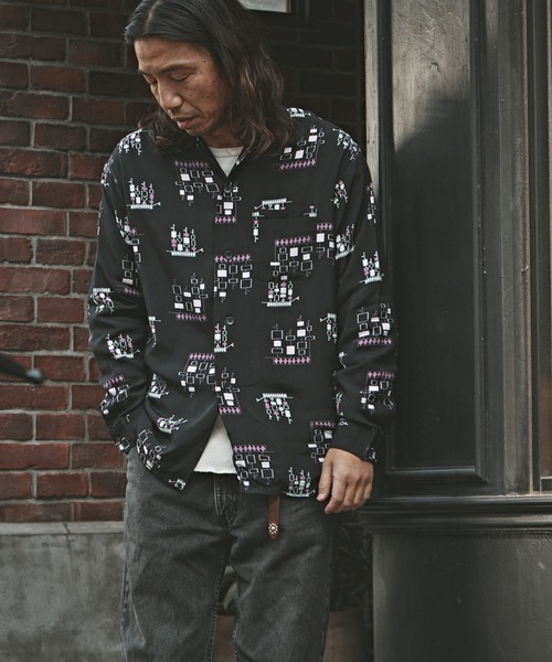 TOWNCRAFT（タウンクラフト） シャツ 50S ROCKABILLY SHIRT 総柄