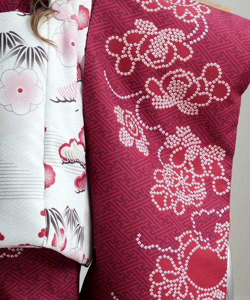 utatane 着物 七五三3歳用被布コートセット 女の子 ひよこ商店 レトロ