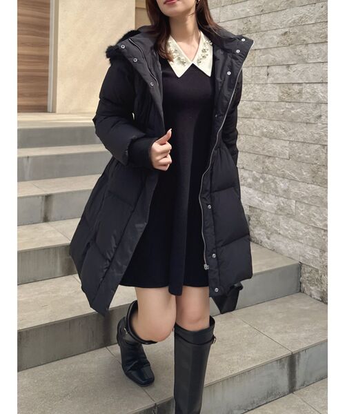 dazzlin（ダズリン） ダウンコート ダウンジャケット ウエストマーク