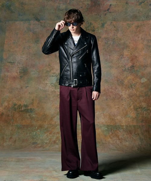 glamb（グラム） 革ジャン ライダース Calf Leather Riders Jacket