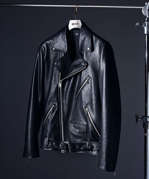 glamb（グラム） 革ジャン ライダース Calf Leather Riders Jacket