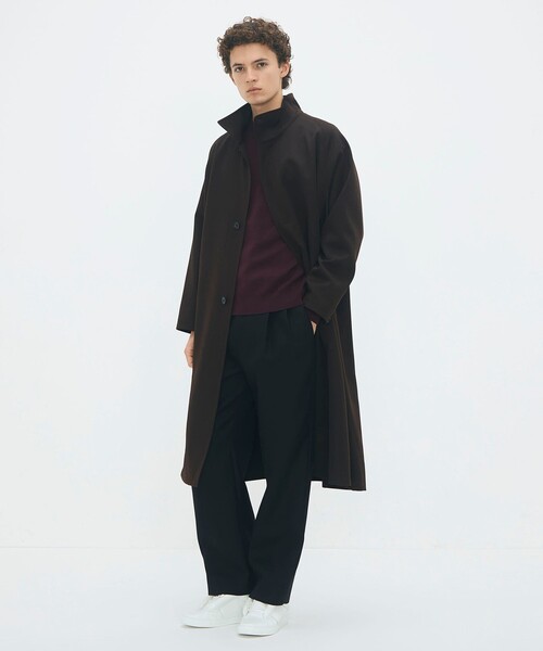 CABaN（キャバン） ステンカラーコート コート ウールギャバジン