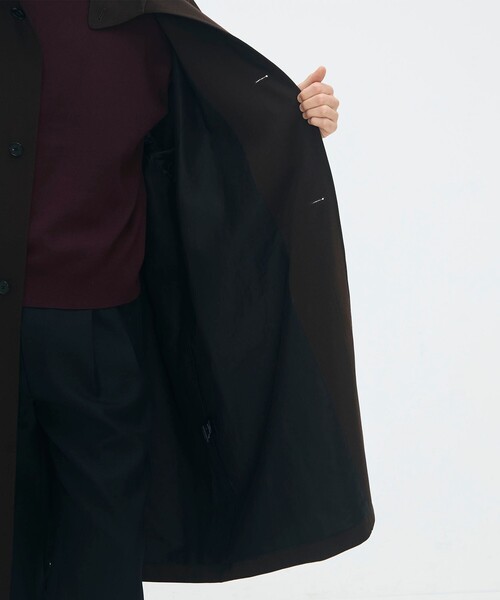 CABaN（キャバン） ステンカラーコート コート ウールギャバジン