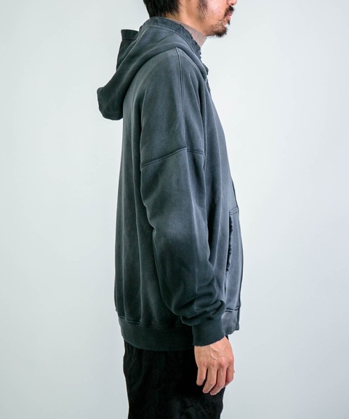 パーカー 「MOOJI MOOJI」 OVERSIZE Z/UP HOODIE / オーバーサイズ