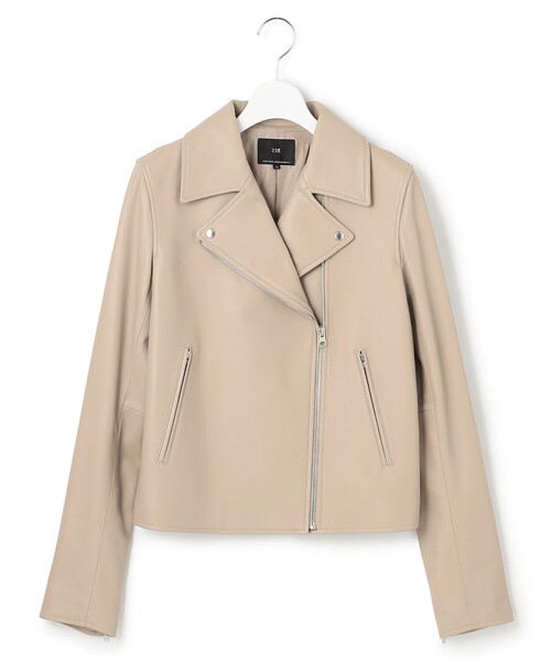 レザージャケット ライダース ラムレザー ジャケット レディース