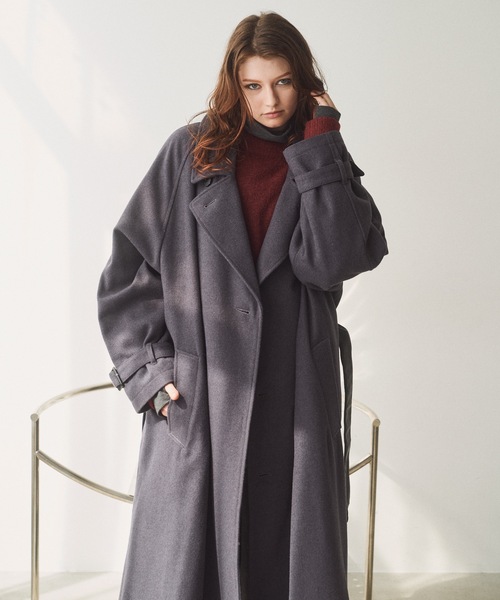 Casper John（キャスパージョン） ステンカラーコート コート Wool