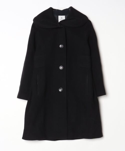 LANVIN en Bleu 「LANVIN Bleu」 コート 38 ブラック レディース