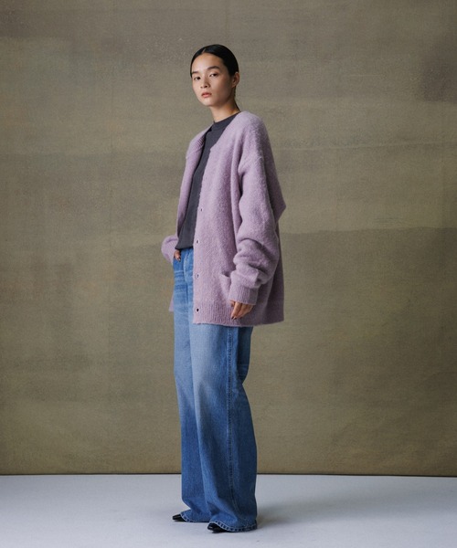 ADAM ET ROPE'（アダムエロペ） カーディガン 「定番」モヘアミックス