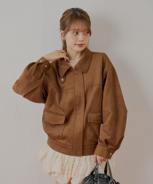 Chico（チコ） コート アウター 「REVIVAL/WEB限定」フェイクレザー