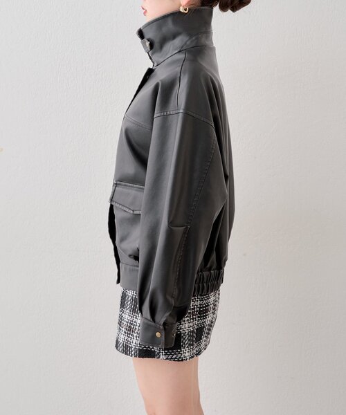 Chico（チコ） コート アウター 「REVIVAL/WEB限定」フェイクレザー