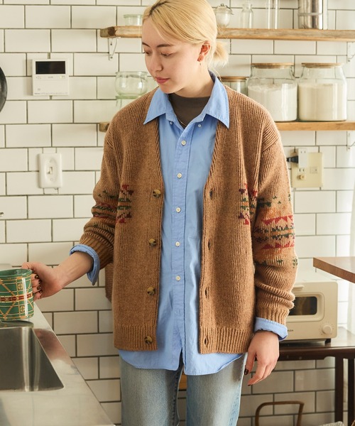 PENDLETON（ペンドルトン） カーディガン シェットランド 5ゲージ