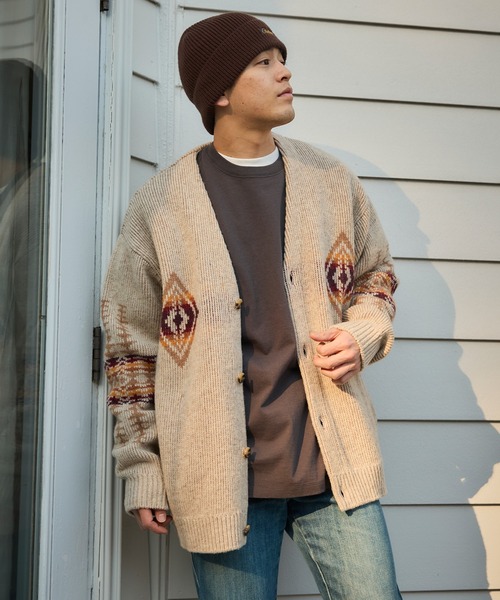 PENDLETON（ペンドルトン） カーディガン シェットランド 5ゲージ