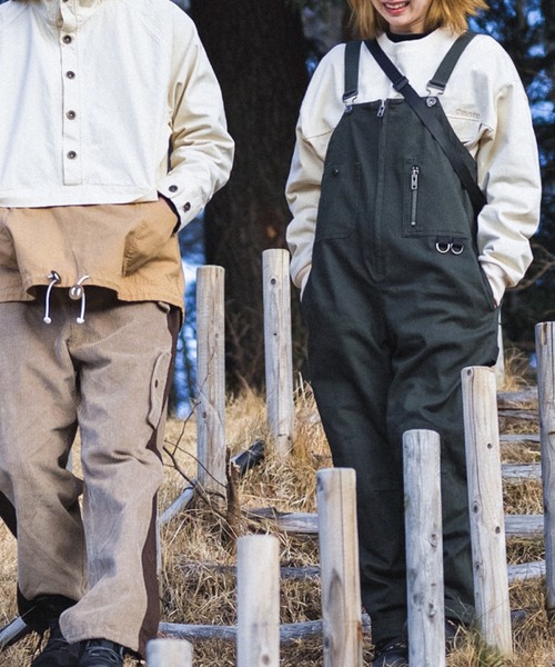 S'more オーバーオール サロペット HALF ZIP BIG OVERALL メンズ