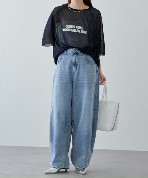 pual ce cin ジーンズ デニム デニムパンツ 「25th」綿麻デニムカーブ