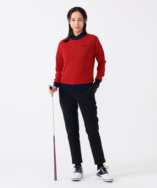 BEAMS GOLF（ビームス ゴルフ） ニット セーター 「WOMEN」PURPLE