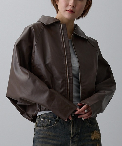 ADDITION STORE レザージャケット ライダース レディース : ZOZOTOWN