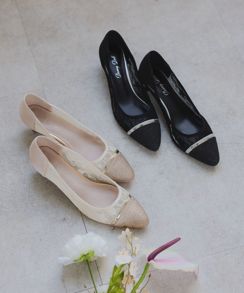 Dorry Doll（ドリードール） パンプス レースラメパンプス : ZOZOTOWN