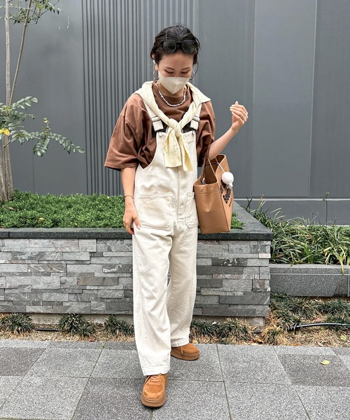 サロペット オーバーオール 「XSサイズあり」フロントジップデニム