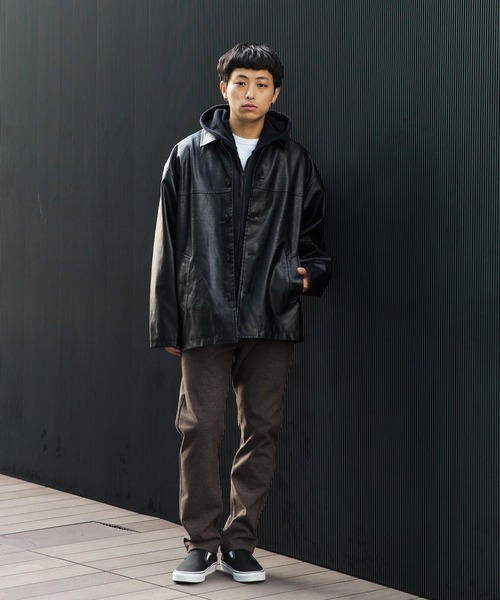 レザーカーコート（色：ブラウン系）のおすすめ人気商品一覧 通販