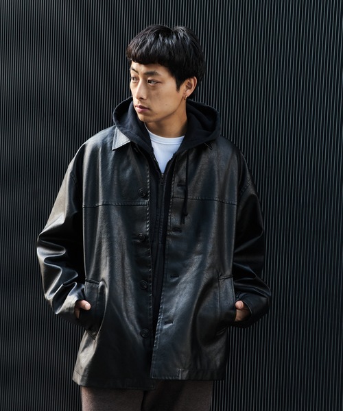 BEAMS HEART（ビームス ハート） ブルゾン アウター フェイクレザー