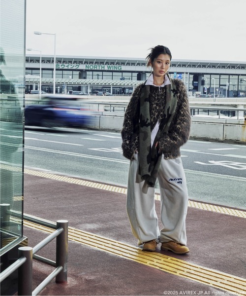 MOUSSY（マウジー） パンツ 「AVIREX×MOUSSY」FLEECE PANTS レディース