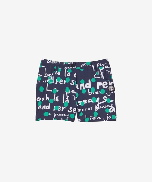 and per se（アンパスィ） パンツ SWING DRYエアリーピケ プリント