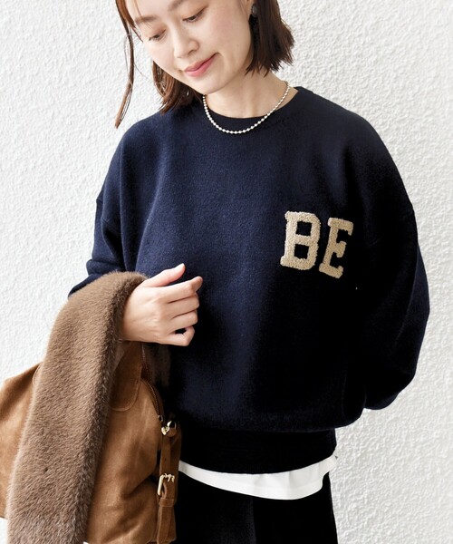 SHIPS（シップス） ニット セーター 「WEB限定」「手洗い可能」サガラ