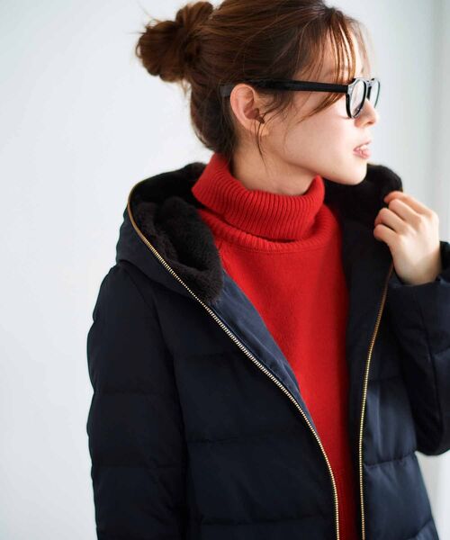 le.coeur blanc（ルクールブラン） ダウン ダウンジャケット ファー