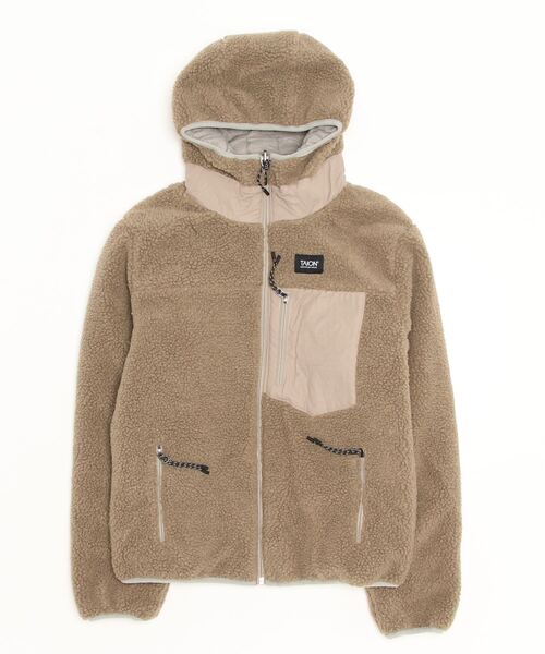 TAION（タイオン） ダウンジャケット ダウン ダウン×ボア リバーシブル