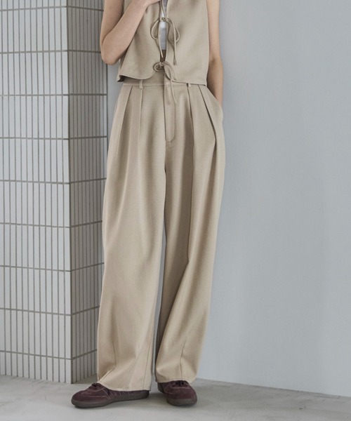 feepur（フェピュール） スラックス パンツ 「セットアップ可