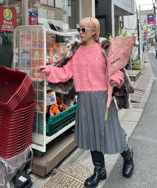 Alley Tokyo ニット セーター 宝石散りばめニット レディース