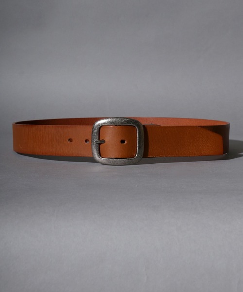 Levi's（リーバイス） ベルト 本革 ヴィンテージ加工 スクエアバックル
