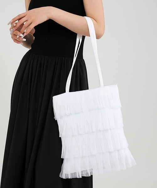 LA VORAGINE（ラ ヴォラジネ） ショルダーバッグ バッグ ティアード