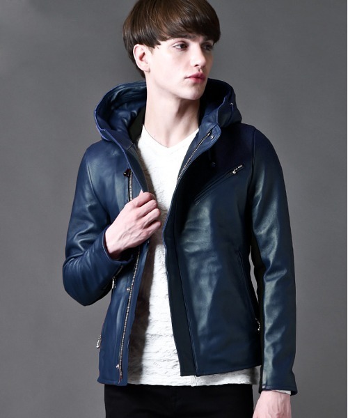 JOHNNY WOLF（ジョニーウルフ） 革ジャン ライダース メンズ