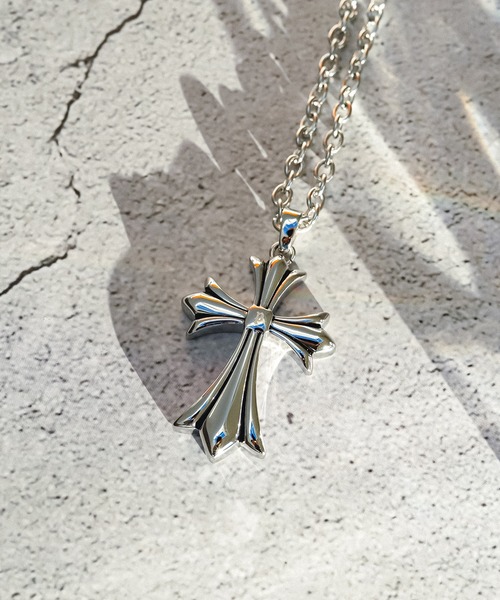 POLICE（ポリス） ネックレス GRACE メンズ クロスモチーフ ネックレス