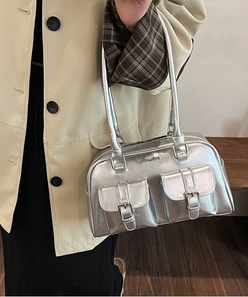 FREE STYLISTS ショルダーバッグ バッグ Y2K レトロ バックルデザイン