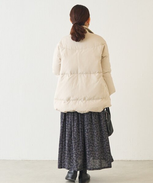 BEARDSLEY（ビアズリー） ダウンコート ダウンジャケット ジップフレア