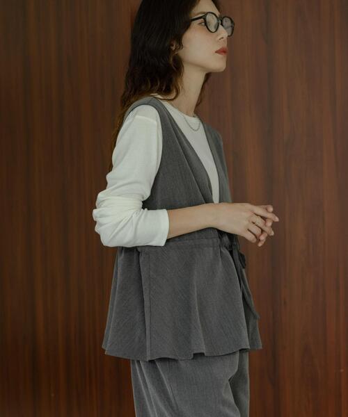 URBAN RESEARCH Sonny Label パンツ ペプラムオールインワン
