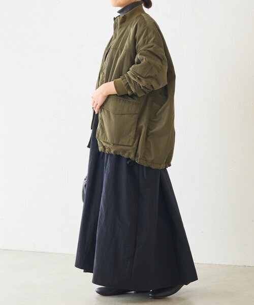 BEARDSLEY（ビアズリー） ma1 ma-1 フレアMA-1ブルゾン レディース